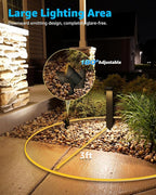 SUNVIE LED Low Voltage Landscape Lighting Kit 12V-24V Aluminum Low Voltage - Image 4