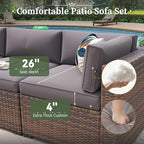 Aoxun 11 Piece Patio Furniture Set - Image 3