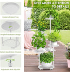 TOSKING 5 Tier Metal Plant Stand Indoor, Plant Shelf, Corner Shelf Flower Pot - Image 8