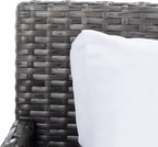 Safavieh Outdoor Collection Cadeo Grey Brown/White Cushion Daybed PAT7500C - Image 13