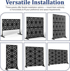 Outdoor Privacy Screen, Freestanding Privacy Fence Panels - Image 4