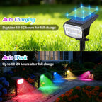 Sucolite 6-Pack Solar Spot Lights Outdoor Waterproof IP65, 3 Lighting Modes - Image 5