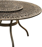 Oakland Living Ornate Traditional Outdoor Mesh Lattice Aluminum 59 inch Bronze - Image 7