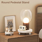 3 Pcs Wood Plant Stand Indoor Outdoor, Round Wood Riser - Image 5