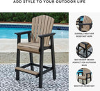 Signature Design by Ashley Fairen Trail 30" HDPE Durable Outdoor Barstool - Image 5