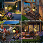 Outdoor Garden Gifts Solar Lights Stake Waterproof, Mothers Day Gifts Mom - Image 3