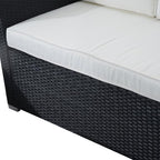 Outsunny 4 Piece Wicker Patio Furniture Set - Image 8