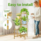 Tall Plant Stand Indoor Outdoor, Corner Metal Flower Pot Stands - Image 6
