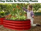 Plant & Plot Galvanized Raised Garden Beds Outdoor // 4×2×1 ft Planter Raised - Image 3