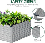 Vengarus 6x3x2FT Galvanized Raised Garden Bed Kit, Deep Root Planter Box - Image 3