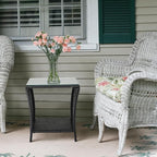 Wicker Rattan Side Table, Outdoor Square Rattan Coffee End Table - Image 8