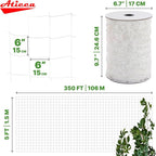Trellis Netting 5 x 350 ft Heavy Duty Polyester Plant Support Netting White - Image 2