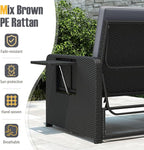 RELAX4LIFE Wicker Patio Outdoor Daybed - Image 9