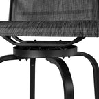 Yaheetech 3 Pieces Outdoor Swivel Bar Set, Patio Swivel Bar Stools Set - Image 8