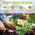 Oval Galvanized Planter Box, Metal Raised Garden Bed - Image 4