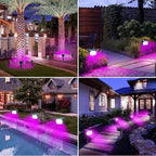nipify 4 Pack Solar Spot Lights Outdoor, Solar Powered Waterproof Spotlight - Image 4
