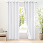 NICETOWN 100% Blackout Window Curtain Panels, Thermal Insulated Full Light by NICETOWN