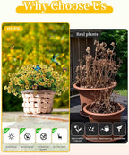 JAKY-Global Artificial Flowers for Outdoors Faux Outside Plants Spring Summer - Image 4
