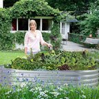 Land Guard 2Pcs Galvanized Raised Garden Bed Kit, 10×4×1ft Galvanized Planter - Image 6