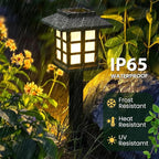 GIGALUMI Solar Outdoor Lights，10 Pack LED Solar Lights Outdoor Waterproof - Image 7
