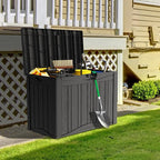TARKARI 50 Gallon Lockable Resin Deck Box, Waterproof & UV-Resistant Outdoor - Image 6