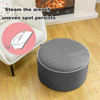Outdoor Indoor Foam Stuffed Ottoman All Weather Waterproof Round Ottoman - Image 5