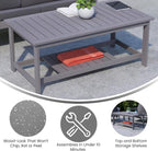BizChair Two Tiered Commercial Grade Adirondack Coffee Table - Image 5