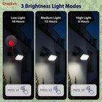 Solar Lights Outdoor Waterproof, 3 Lighting Modes Solar Spot Lights Outdoor - Image 3