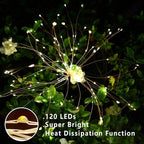 4 PCS Solar Firework Light, Outdoor Solar Garden Decorative Lights 120 LED - Image 7