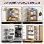 Xcity Storage Shelves, 3 Tier Heavy Duty Metal Shelving Unit - Image 7