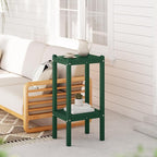 WestinTrends Malibu 36" Outdoor Adirondack HDPE 2-Tier Patio Side Table - Image 2
