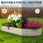 Garvee Galvanized Raised Garden Bed Outdoor, Rust-Resistant Raised Garden Beds - Image 8