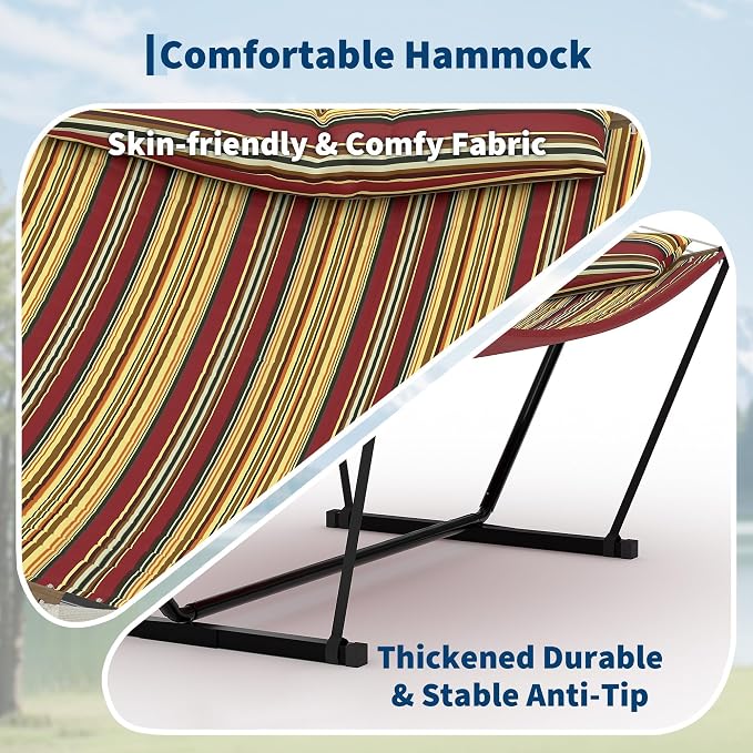 Portable 2 Person Double Hammock - Image 4