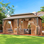 Aoxun 20x12 Gazebo Outdoor Hardtop Gazebo - Image 2