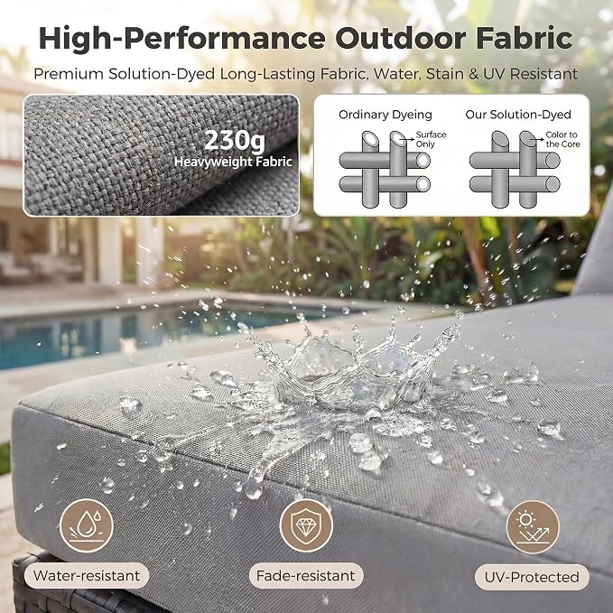 NICESOUL 18 Piece Patio Furniture Set - Image 8
