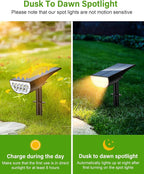 Solar SpotLights Outdoor Waterproof, Solar Lights Outdoor IP65 Waterproof - Image 2