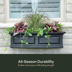 Mayne Nantucket 5-Foot Window Box – Self-Watering, Weather-Resistant Planter - Image 4