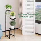 Plant Stand Indoor Outdoor 3 Tier Metal Plant Shelf - Image 6