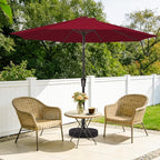 MEWAY 9ft Patio Umbrella Outdoor Table Umbrellas - Image 3