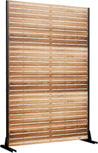 Casaphoria Metal Privacy Screen Outdoor, Wood Color - Image 8