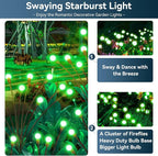 Solar Garden Lights Outdoor Waterproof, 4 Pack 32 LED Swaying Light Firefly - Image 2