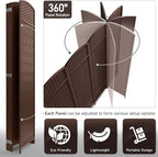Sorbus 6 Panel Room Divider 6 ft. Tall - Image 7