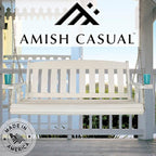 Amish Casual Heavy Duty 800 Lb Mission Treated Porch Swing - Image 5