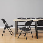 Amazon Basics Sturdy Foldable Plastic Chair, 350-Pound Capacity - Image 2