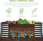 Best Choice Products 6x3x2ft Outdoor Metal Raised Garden Bed, Deep Root Box - Image 4