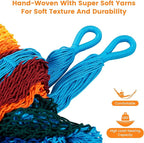 Lazy Daze Hammocks Handwoven Mayan Hammock, 10.5 FT Soft Rope Double Hammocks - Image 4