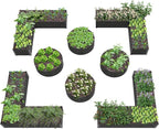 A ANLEOLIFE 8-Pack 4X4X1.5ft & 74x74x18in Deep Root Galvanized Raised Garden by AAnleolife