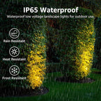SUNVIE 3W Low Voltage Landscape Lighting LED Landscape Spotlights - Image 3