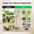 VIVOSUN Metal Plant Stand, 6-Tier Tall Vertical Planter Tower - Image 5