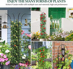 100% Metal Garden Obelisk Trellis - Image 5